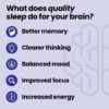 NeuroQ Sleep Now - Natural Sleep Support Supplement - Maintain Healthy Sleep Cycles & Brain Function - Melatonin & L-Theanine - Non-Habit Forming - 30 Mint Oral Strips