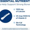 Citracal Slow Release 1200, 1200 mg Calcium Citrate and Calcium Carbonate with 25 mcg (1000 IU) Vitamin D3, Bone Health Support, Calcium Supplement for Ages 12+, Take Once Daily Caplet, 185 Count
