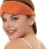 ALASKA BEAR Sleep Mask Headband Design, Blindfold Eye Mask for Women Men 100% Blackout for Meditation Workout Travel, All Sleeping Positions (Tangerine)