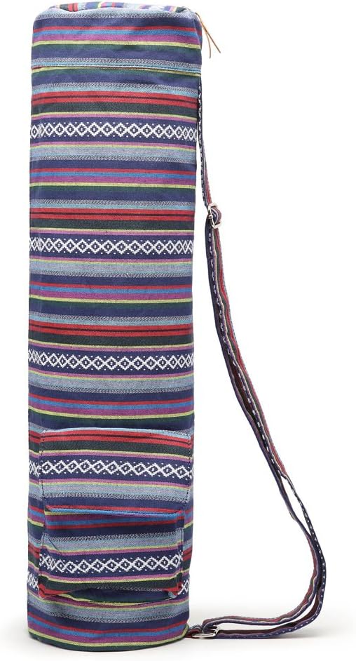 Yoga Mat Bag for Women & Men,Travel Yoga Gym Bag for 1/4" 1/3" Thick Exercise Yoga Mat, Full-Zip Yoga Mat Carrier Bag for Class workout Park