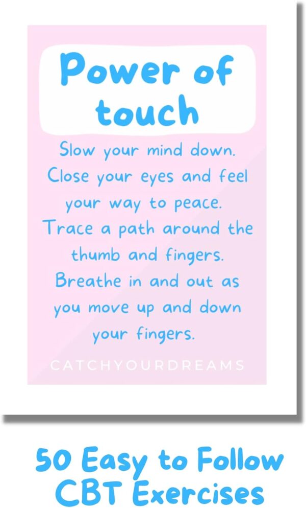 Catchyourdreams Dogs Against Anxiety Cards - 50 Cards for Self Esteem and Stress, Affirmations for Anxiety Emotions Tarot Self Therapy (Dogs Against Anxiety)