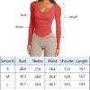 LASLULU Womens Active Long Sleeve Workout Tops Scoop Neck Athletic Yoga Gym Running Shirts Tops Cutout