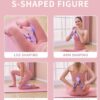 Thigh Master Thigh Exerciser for Women, Enhanced Resistance Hip Trainer Kegel Pelvic Floor Exercise Devices，Inner Thigh Exerciser Workout Equipment for Women Men