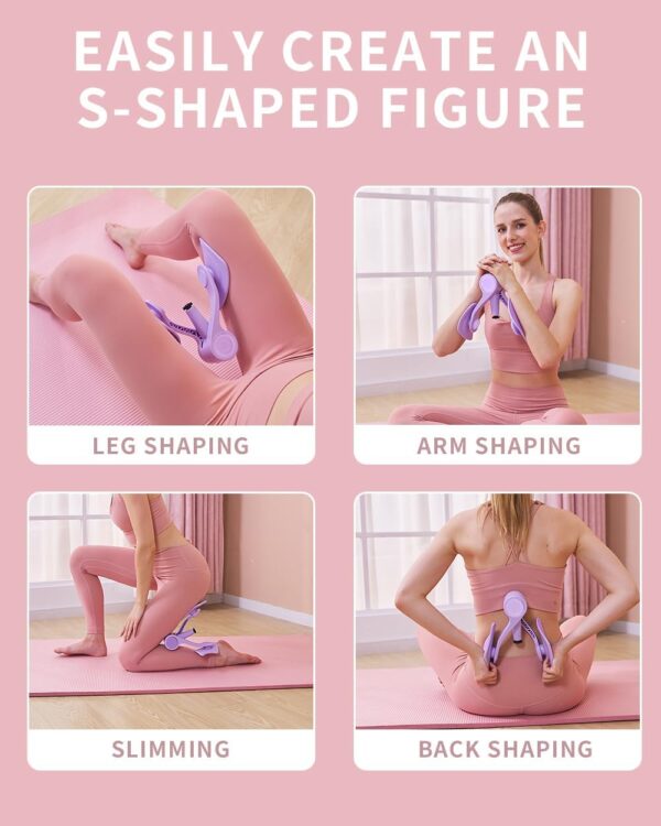 Thigh Master Thigh Exerciser for Women, Enhanced Resistance Hip Trainer Kegel Pelvic Floor Exercise Devices，Inner Thigh Exerciser Workout Equipment for Women Men