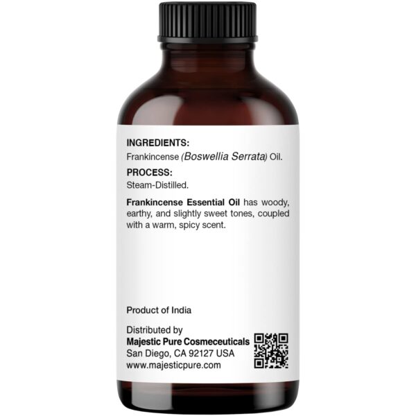 Majestic Pure Frankincense Essential Oil - USDA Organic 1 fl oz | Premium Quality Oil for Skincare, Diffuser, Hair Oil & Aromatherapy