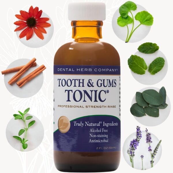Dental Herb Company Tooth & Gums Tonic Mouth Wash - Travel Size