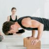 Trideer Cork Yoga Blocks, 2 Pack Natural Cork Blocks, High Density with Non Slip Surface, Eco-Friendly Accessories and Ideal for Yoga, Pilates, Stretching