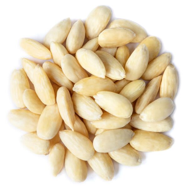 Food to Live Organic Blanched Whole Almonds, 16 Pounds - Non-GMO, Raw, Unpasteurized, Unsalted, Keto, Paleo, Kosher, Bulk, High in Protein, Dietary Fiber, Vitamin E, Manganese and Riboflavin.