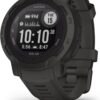 Garmin Instinct 2 Solar, GPS Outdoor Watch, Solar Charging Capabilities, Multi-GNSS Support, Tracbak Routing, Graphite