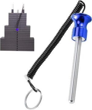 Weight Stack Pin,Universal Magnetic Weight Pin with Pull Rope Strength Training Equipment for Commercial Gym or Home Gym | Pin Insert | Heavy Duty | Health Club Grade Steel Gym Accessories