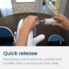 PhysioPedal® Arm & Leg Pedal Exerciser, Dual Mode, 8 Motorized Speeds, 5 Adjustable Resistance Levels, LCD Display, Magnetic Remote, to Enhance Mobility, Recovery, Joint Health