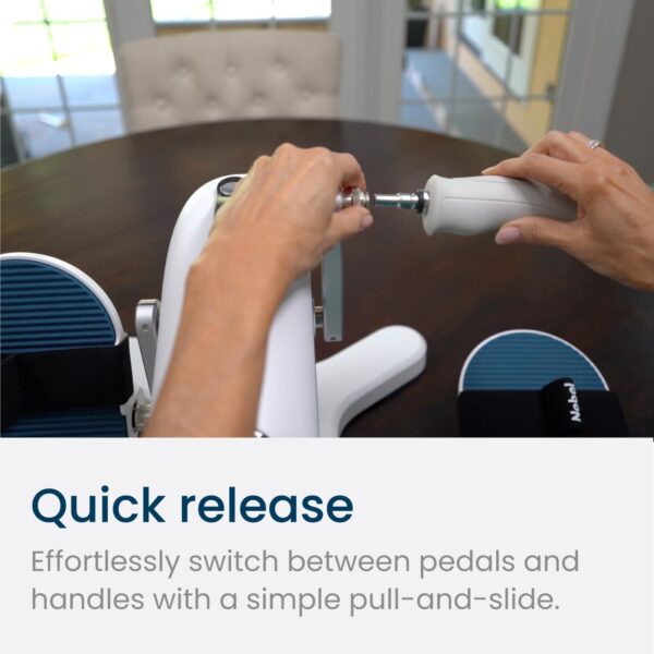PhysioPedal® Arm & Leg Pedal Exerciser, Dual Mode, 8 Motorized Speeds, 5 Adjustable Resistance Levels, LCD Display, Magnetic Remote, to Enhance Mobility, Recovery, Joint Health