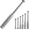 Adjustable Macebell Clubbell, 6-in-1 Premium Steel Indian Club, Strength Training Equipment for Full Body, Muscles, Shoulder, Grips & Forearms Workouts(6.5/9/11/13/15/17.5LBs)