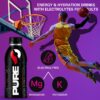 Pure Fuel Healthy Energy Drinks Cherry Bomb - Sports Drinks - Plant Based - 180mg Natural Caffeine - 12pk x 16.9 fl oz
