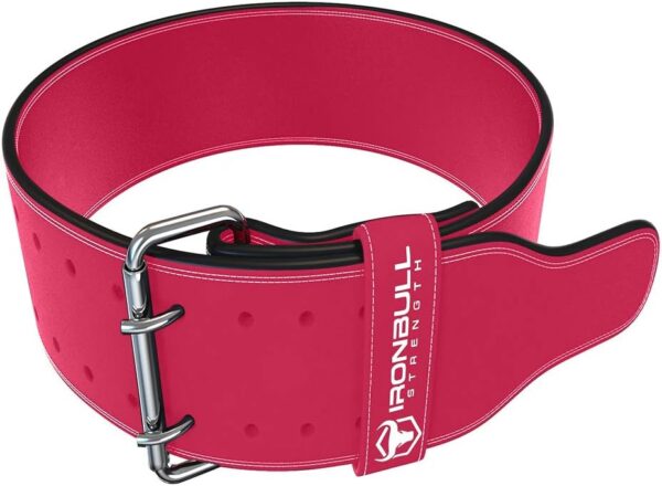 Powerlifting Belt - IPF Approved – Weight Lifting Belt 10mm - Prong Weightlifting Belt for Squats, Deadlift, and Bench Press – Lifting Belt Leather 4in for Men and Women – Back Brace for Gym, Workout, Strength Training, Strongmen & Power Lift