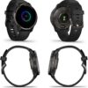Wearable4U - Garmin Venu 2 Plus GPS Multisport Smartwatch, 1.7 in. with Call and Text, Music, Adv HM+FF, Slate Bezel with Black Case and White Earbuds Bundle