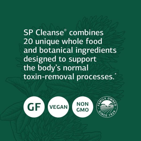 Standard Process SP Cleanse - Whole-Food Based Gallbladder, Kidney & Liver Support - Digestion & Toxin Cleanse with Collinsonia Root, Juniper Berry, Cordyceps Mushroom & More - 150 Caps