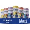Leisure Drinks - Electrolyte Drink Variety Pack [Electrolyte Refresher - 16oz Cans, 12pk] - Low Sugar Hydration Drink - Get The Best Hydration Drink Packed w/ Magnesium & Ashwagandha For Mood & Stress Support