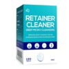 Retainer & Denture Cleaner Tablets 120 Pcs (4 Months Supply) - Retainer Cleaner Tablets for Invisalign,Retainers, Dentures, Night & Mouth Guard,Removes Stains & Plaque, Mint Flavor
