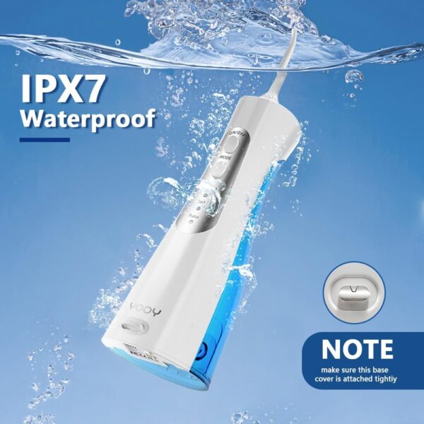 Water Dental Flosser Teeth Pick Portable Cordless Oral Irrigator Gums Braces Orthodontic Care Irrigation Cleaner Electric Waterflosser Flossing for Teeth Cleaning Rechargeable for Home Travel