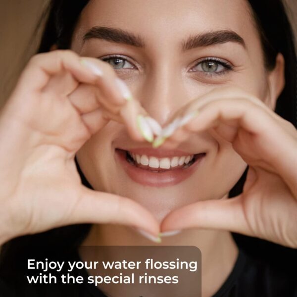 Concentrated Irrigant | Water flosser Rinse | Teeth Care | Add to Water Flossers & Mouthwash | Mint Flavor | Pack of 2 = 372 fl.oz | Alcohol and Fluoride Free. Made in USA