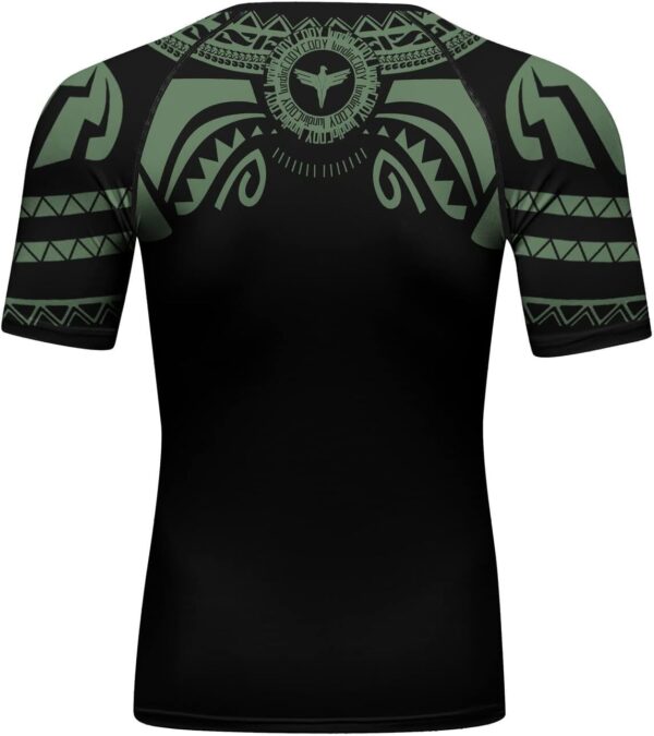 Red Plume Mens 3D Digital Printing Short Sleeve T-Shirt Outdoor Running Yoga Fitness Tight Shirt for Men