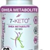 7-Keto DHEA Metabolite 50 mg Dietary Supplement for Weight Management, Safe and Effective Weight Management Support, 60 Capsules