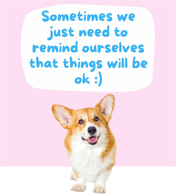 Catchyourdreams Dogs Against Anxiety Cards - 50 Cards for Self Esteem and Stress, Affirmations for Anxiety Emotions Tarot Self Therapy (Dogs Against Anxiety)