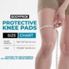 Bodyprox Protective Knee Pads, Thick Sponge Anti-slip, Collision Avoidance Knee Sleeve