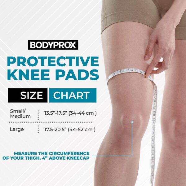 Bodyprox Protective Knee Pads, Thick Sponge Anti-slip, Collision Avoidance Knee Sleeve