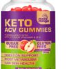 Keto ACV Gummies for Advanced Weight Loss - Gluten & Sugar-Free Apple Cider Vinegar Rapid Fat Burner Diet Supplement for Women Men - 60 Gummies (1000MG)