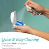 Smilesaver Retainer Cleaner Spray – Invisalign, Mouth Guard, and Denture Cleaner – Quick Oral Care for Aligner & Retainer Hygiene – Natural, Portable & Minty Fresh Oral Care Products (1oz) (Pack of 2)