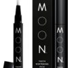 MOON Teeth Whitening Pen, Brush Every Tooth White, On-The-Go Whitener for A Brighter Smile, Gentle on Sensitive Teeth, 30+ Uses, Vegan, Vanilla Mint Flavor