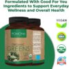 Pomona Wellness Super Greens Supplement, Full Of Superfood Vitamins & Minerals, Fruits & Vegetable, Greens Powder for Bloating and Digestion, Gut Health, USDA Organic, Non-GMO, 120 Tablets