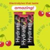 Hydrate Electrolyte Drink Mix | Cherry Limeade Flavor | NSF Certified | Electrolytes, Vitamin C, Magnesium, Zinc, Potassium | Used by Athletes & US Military | Boost Performance | 15 Packs