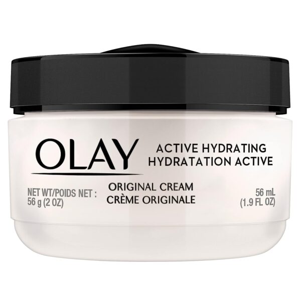 613ofwiJscL._SL1500_.jpg Olay Active Hydrating Cream Face Moisturizer, 1.9 fl oz