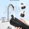 Water Flosser, Cordless Water Dental Flosser, 9 Jet Tips 5 Modes 300ML IPX7 Waterproof, Portable Rechargeable Oral Irrigator for Home Travel - Gums, Orthodontic, Braces Care - Black