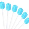 (100 Pack) Disposable Mouth Swabs Sponge - Unflavored & Sterile Oral Swabs Dental Swabsticks for Mouth Cleaning(Contains tooth powder)