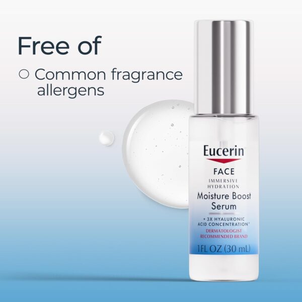614JQf7Z-DL._SL1500_.jpg Eucerin Face Immersive Hydration Moisture Boost Face Serum, Ultra-Lightweight Hyaluronic Acid Serum Smooths Fine Lines and Wrinkles, 1 Fl Oz Bottle