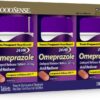 GoodSense Omeprazole Delayed Release Tablets 20 mg, Stomach Acid Reducer for Frequent Heartburn Treatment, 42 Count