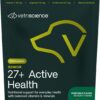 VetriScience Senior 27+ Active Health Chews, Canine Plus Daily Multivitamin for Senior Dogs, Vitamins, Minerals & Antioxidants, Health & Wellness Support, Veggie, 60 Count