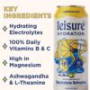 Leisure Drinks - Electrolyte Drink Variety Pack [Electrolyte Refresher - 16oz Cans, 12pk] - Low Sugar Hydration Drink - Get The Best Hydration Drink Packed w/ Magnesium & Ashwagandha For Mood & Stress Support