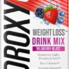 Hydroxycut Drink Mix, Wildberry Blast - 21 Travel-Size Packets - Zero Calories, Zero Sugar - Boost Metabolism, Burn Calories, Increase Energy - For Women & Men