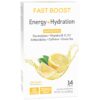 Wonderslim FAST BOOST Energy & Hydration Drink Mix - Lemonade flavored, Sugar Free Electrolytes Powder Packets with Antioxidants, Green Tea Extract, Vitamins B, C & E (14 Stick Packs)