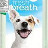 TropiClean Fresh Breath Water Additive for Dogs | Dog Breath Freshener & Teeth Cleaning Solution | No Toothpaste or Toothbrush Required | 33.8 oz