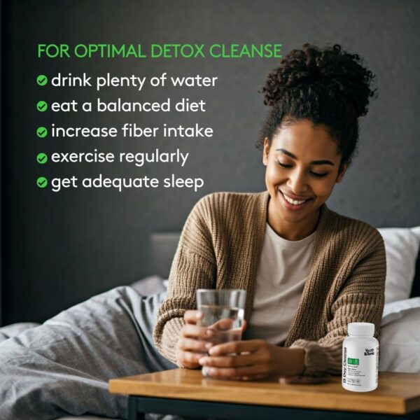 Youth & Tonic 15 Day Cleanse: Gut Health and Colon Detox to Break The Plateau, Helps with Belly Bloat, Regularity, and for Feeling Lighter and More Energized for Men & Women, Made in USA, 30 Pills