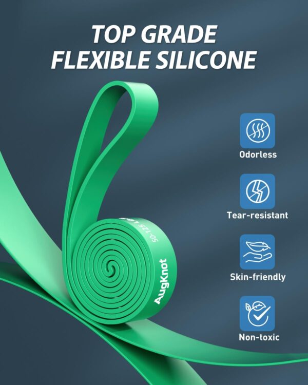 Resistance Bands, Pull Up Exercise Bands, Workout Bands for Fitness Training, Body Stretching, Physical Therapy, Muscle Training