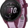 Wearable4U Garmin Forerunner 165 Music Running Smartwatch, Colorful AMOLED Touchscreen, Training Metrics and Recovery Insights Includes PowerPack +Adapters Bundle, Berry/Lilac