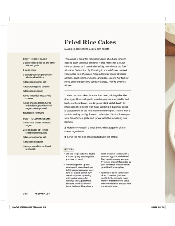 Prep And Rally: An Hour of Prep, A Week of Delicious Meals