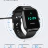 Smart Watches for Men Women with Bluetooth Call, Activity Fitness Tracker 1.96" HD Full Touch Screen with Heart Rate/Sleep Monitor,Waterproof Smartwatches for iOS Android Black